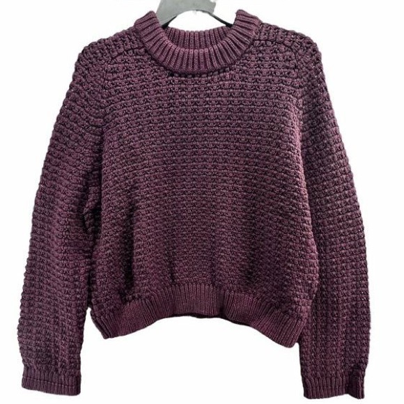 3.1 Phillip Lim sweater in aubergine. - Picture 1 of 5
